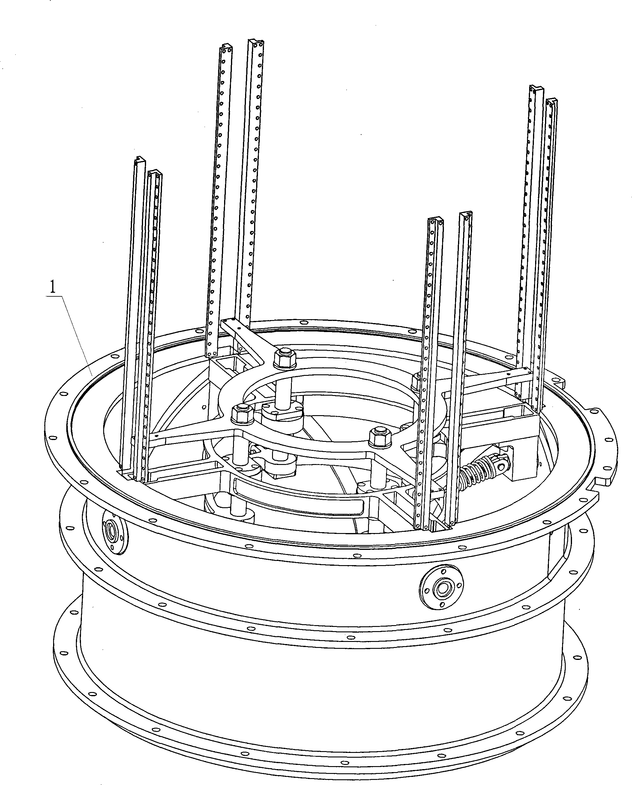 Shrinking connecting-rod locking mechanism
