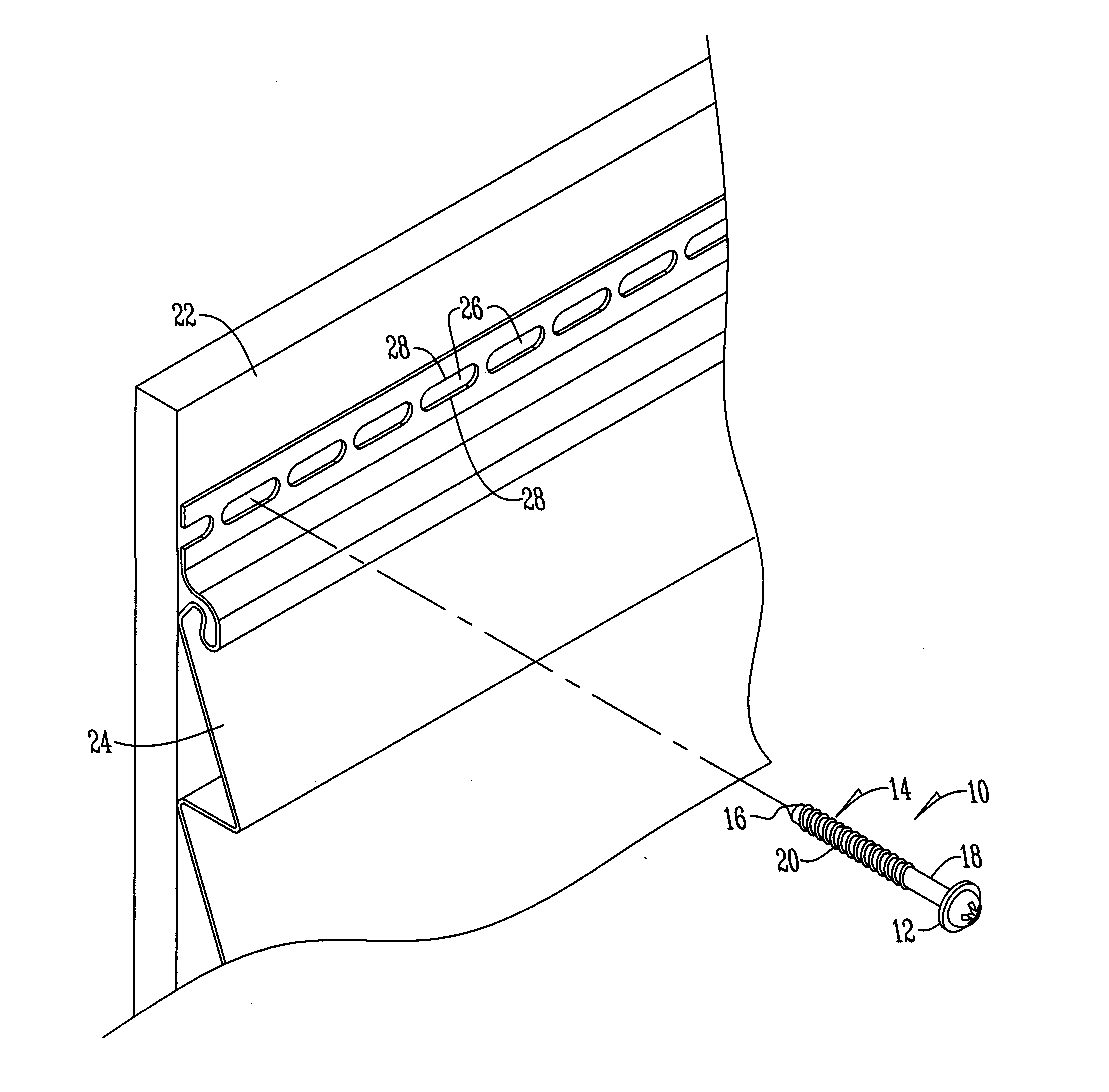 Apparatus for securing siding
