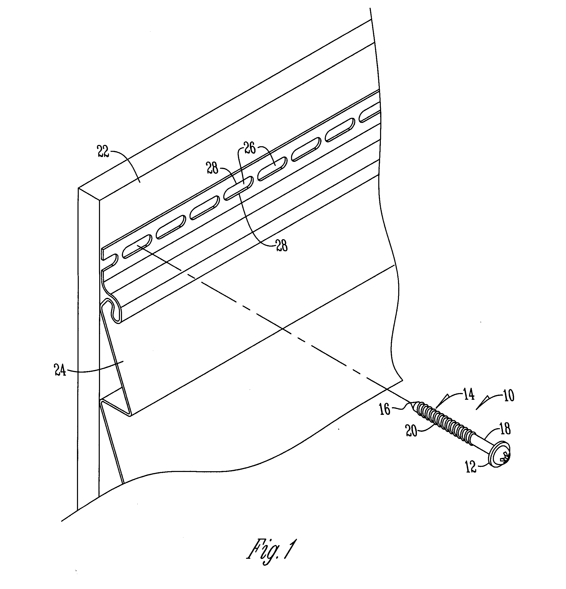 Apparatus for securing siding