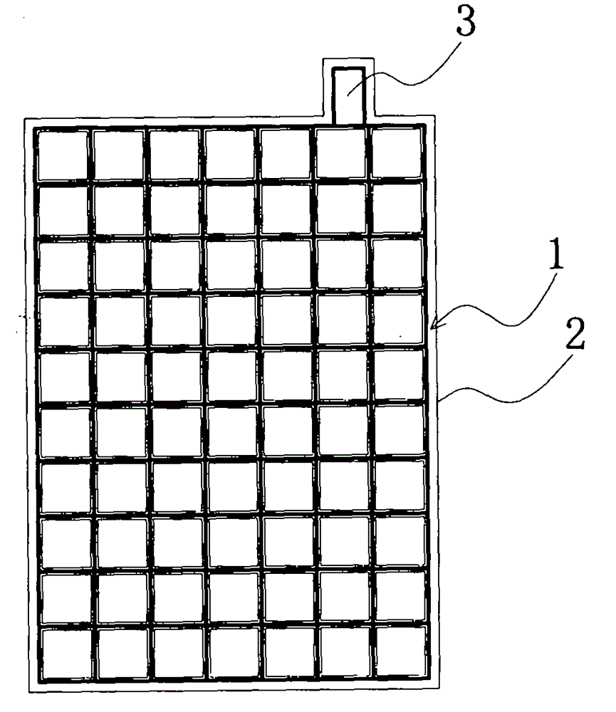 Production process of plate grid