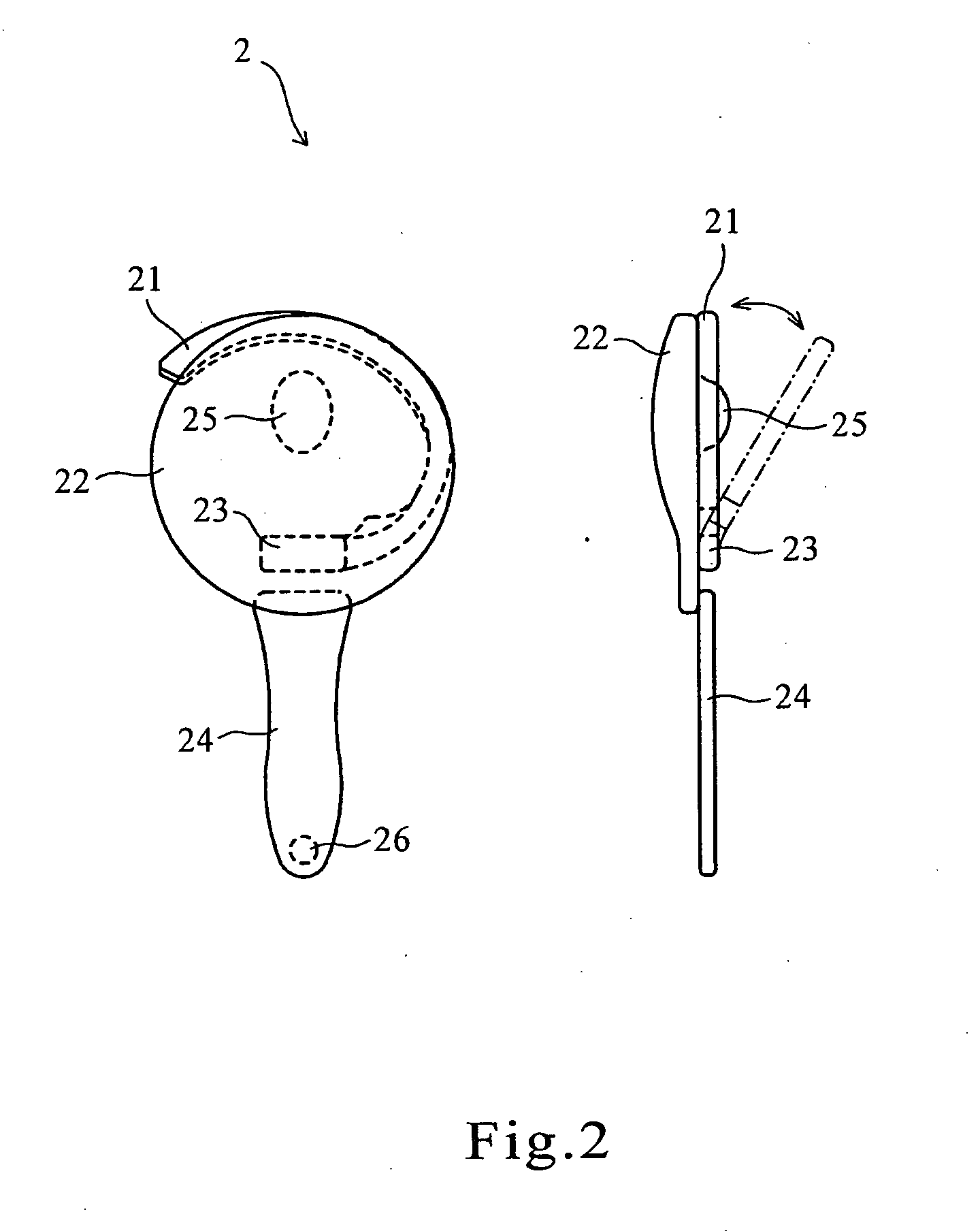 Wireless earphone enabling a ringing signal and method for controlling the ringing signal