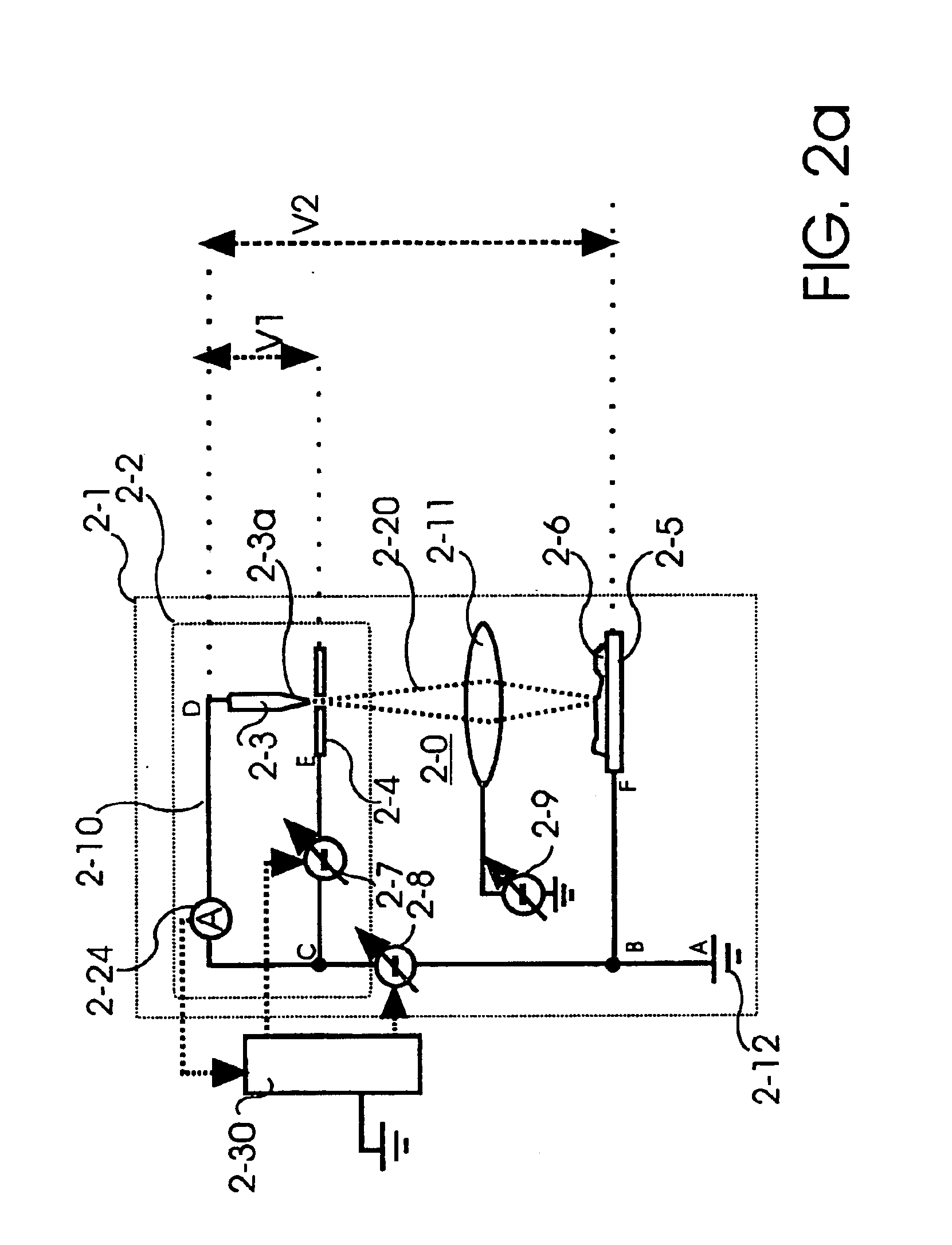 Device and method for controlling focussed electron beams