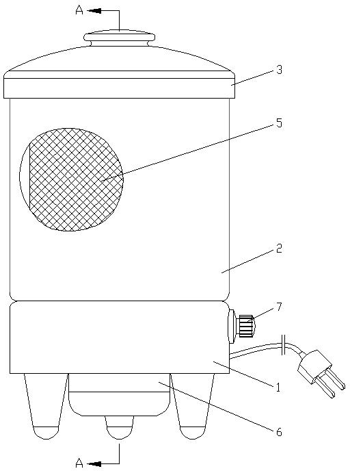 Bone-removed minced fish machine