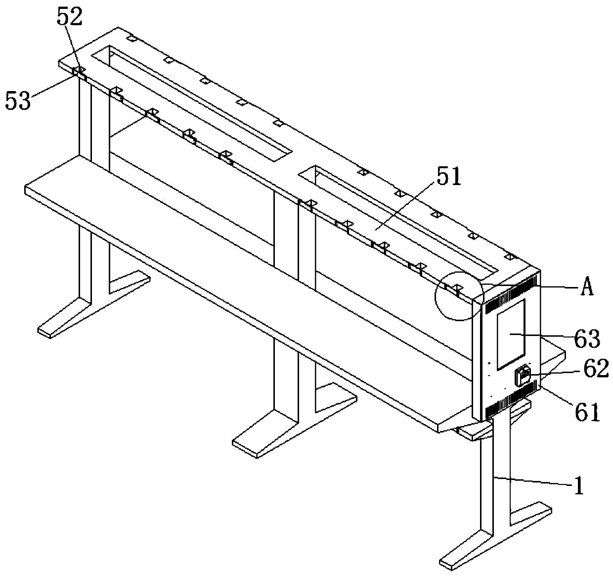 Draw-bar box automatic vending device