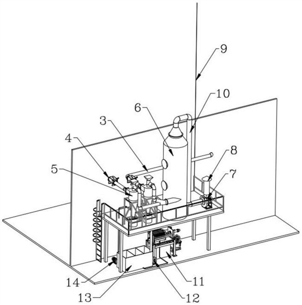 Aluminum powder collecting and processing explosion-proof system and method