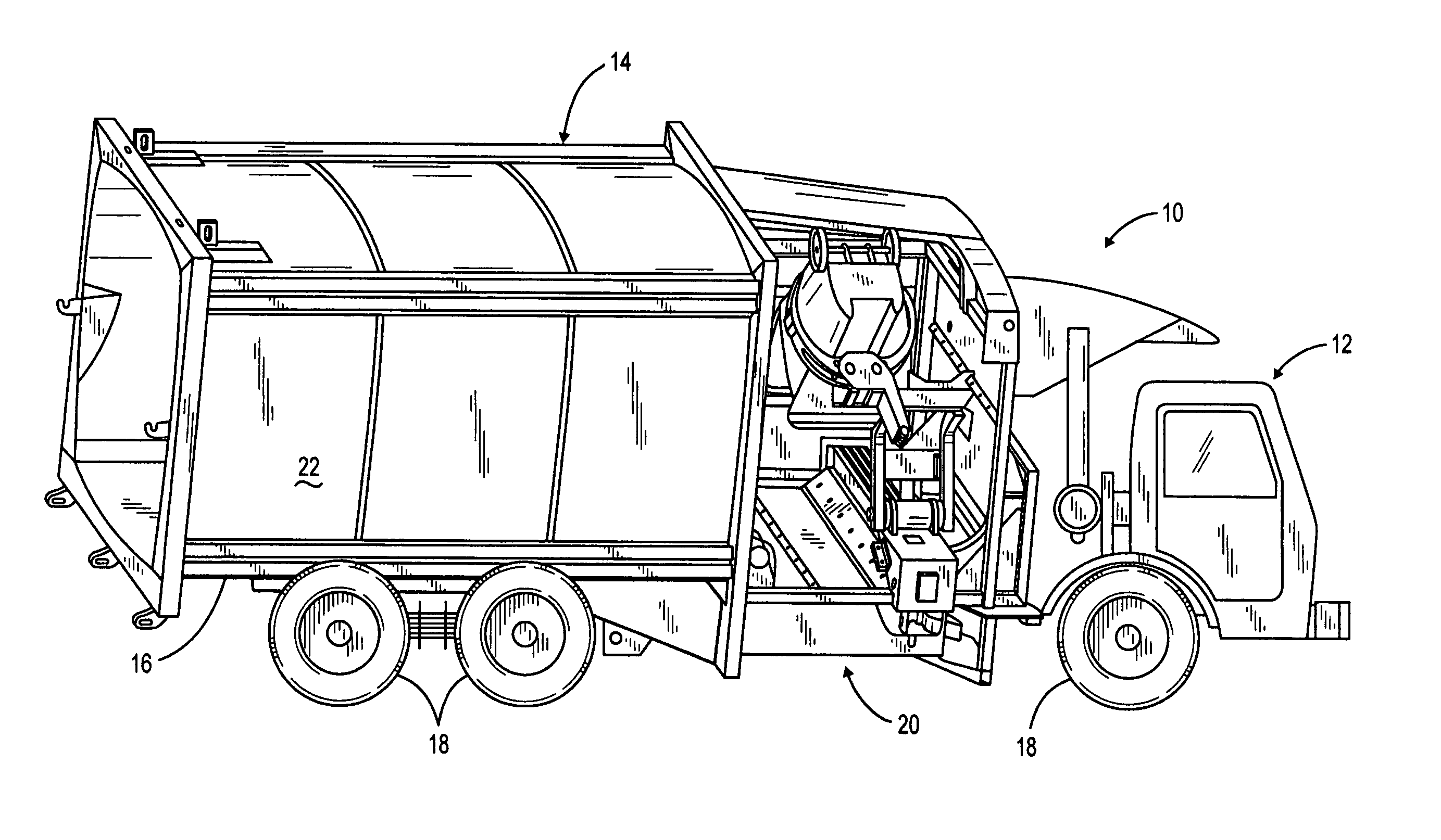 Refuse vehicle packing system