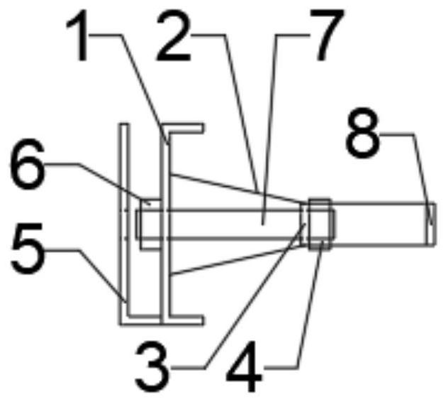 Precise positioning template device for concrete pull rod or dowel bar and using method