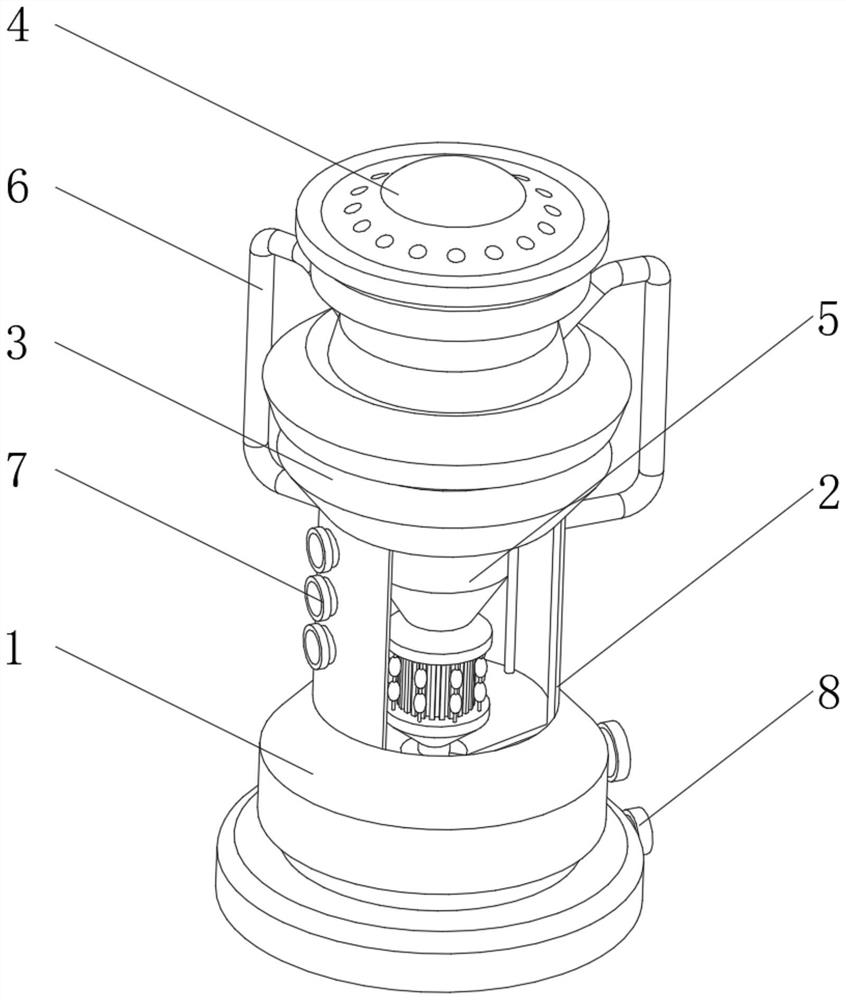 Industrial denitration flue gas purification device