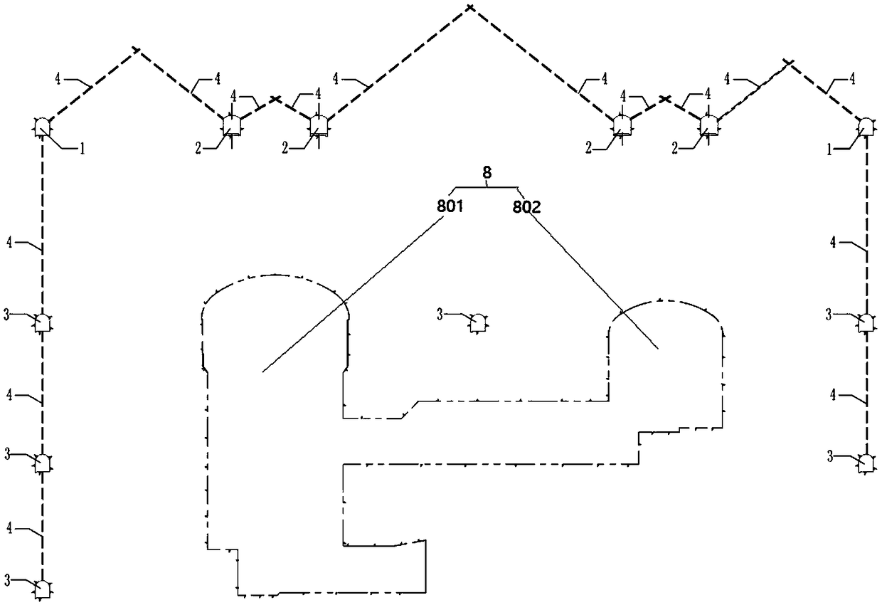 A kind of underground cavern and underground cavern construction method