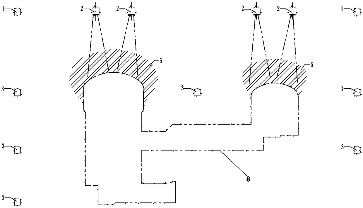 A kind of underground cavern and underground cavern construction method