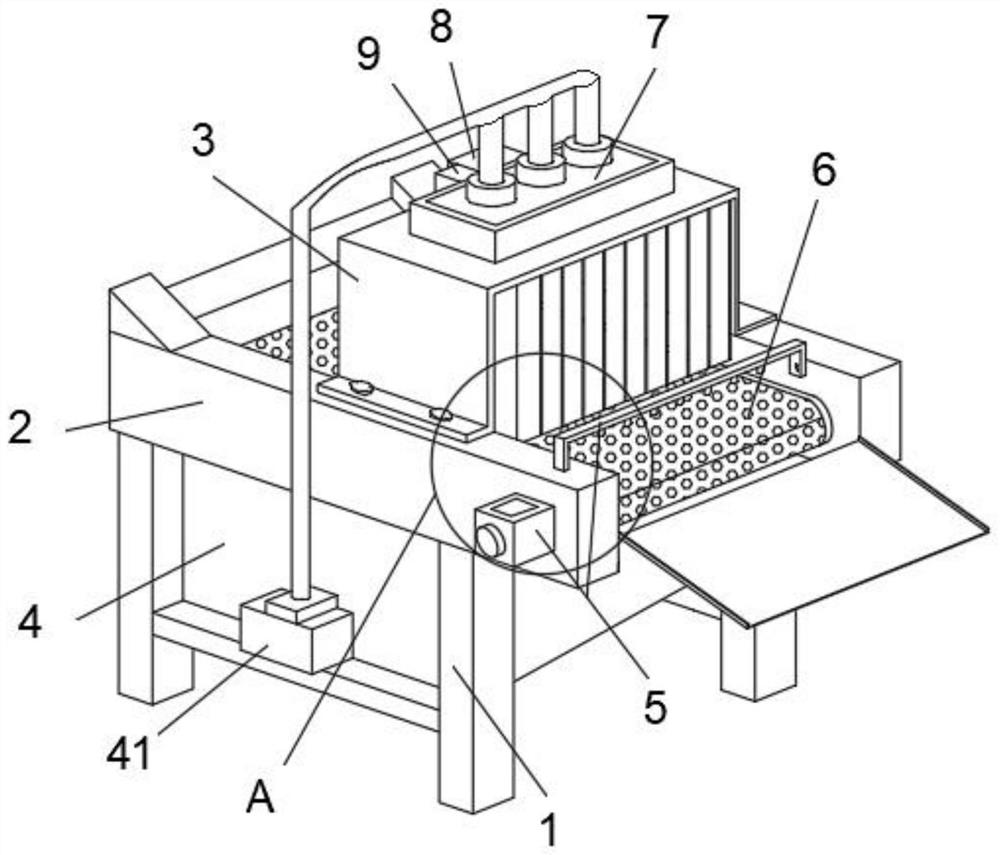 Dirt removing device for display screen processing