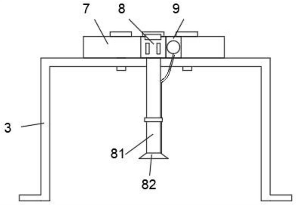 Dirt removing device for display screen processing