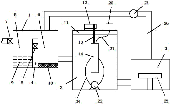 Municipal sewage treatment system and treatment method thereof