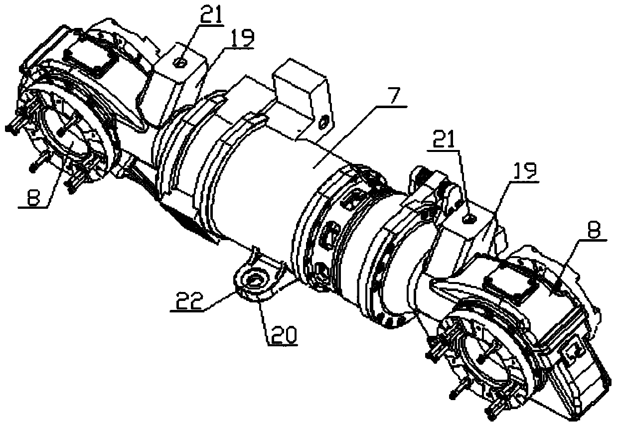 A low-floor rail vehicle bogie