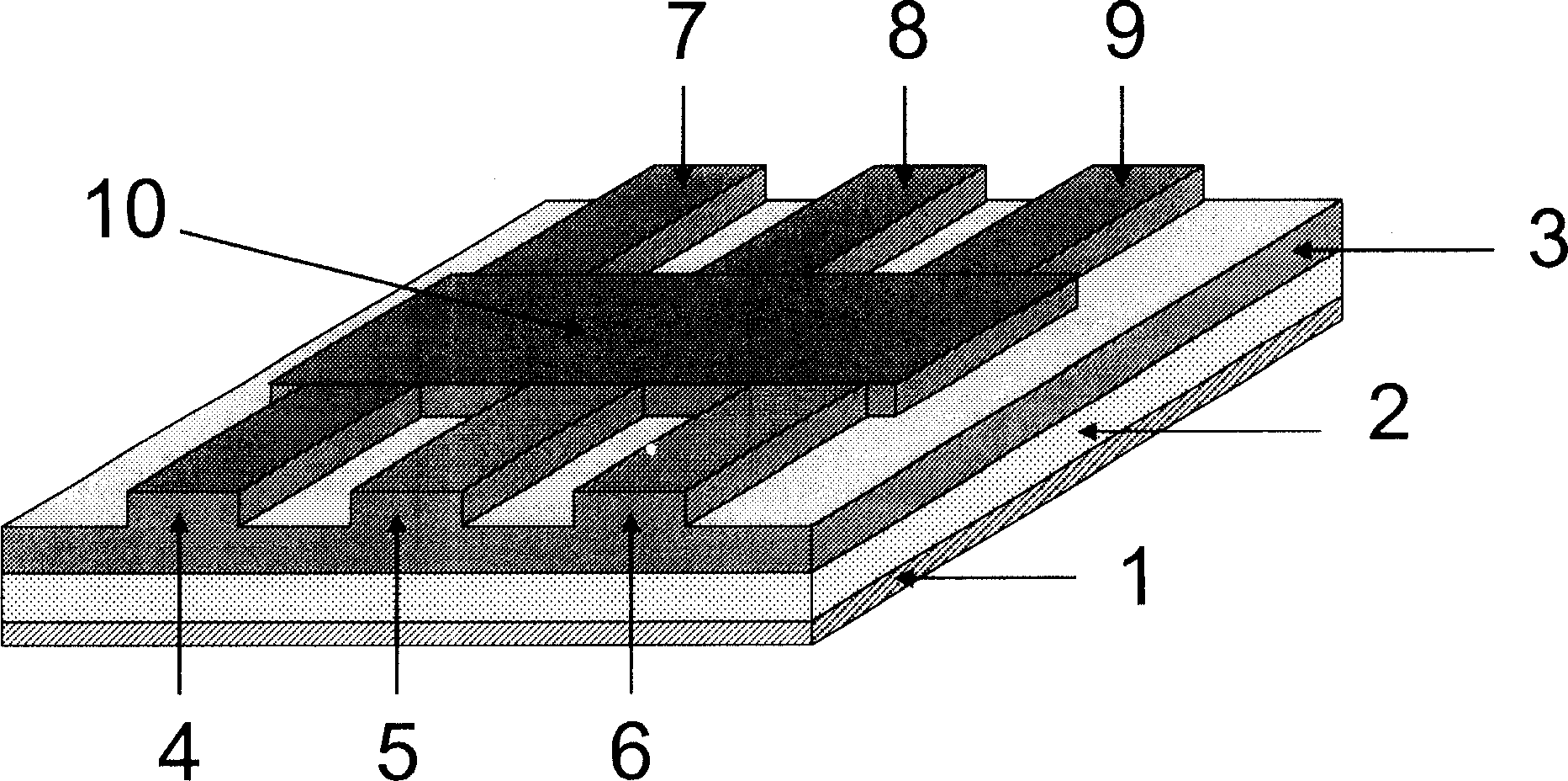Full optical logic gate of optic waveguide