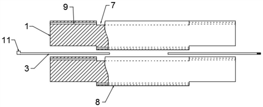 Detachable coal mine underground pipeline connector protection device and mounting method