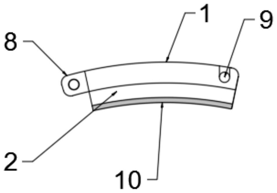 Detachable coal mine underground pipeline connector protection device and mounting method