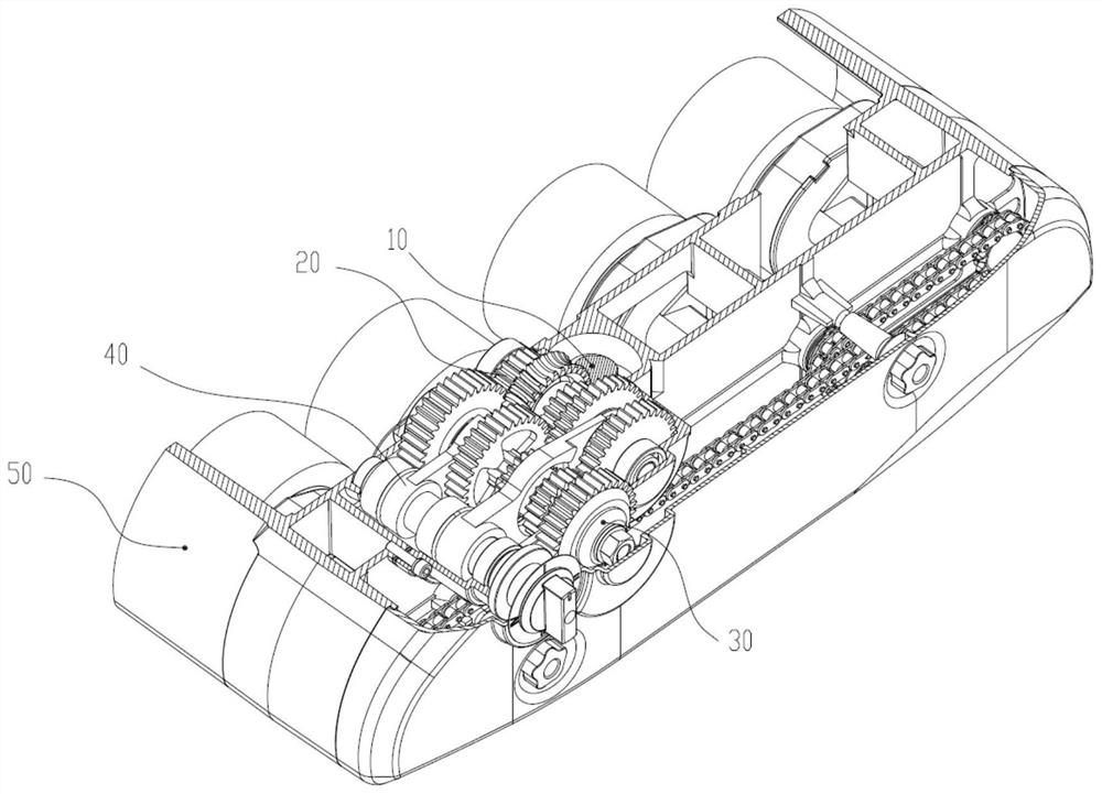 Combined gearbox