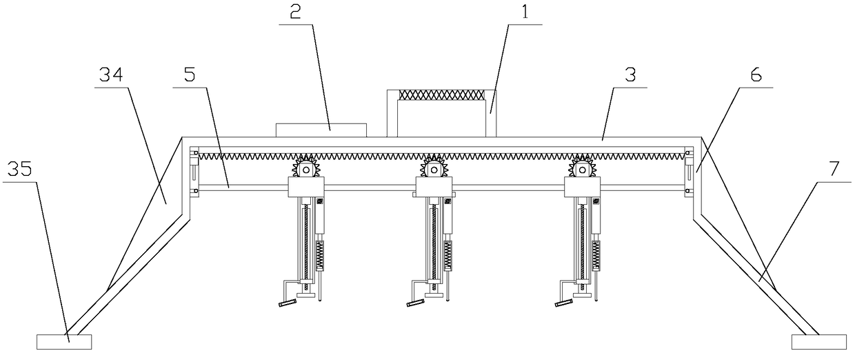 Device for repairing surface indentation of vehicle