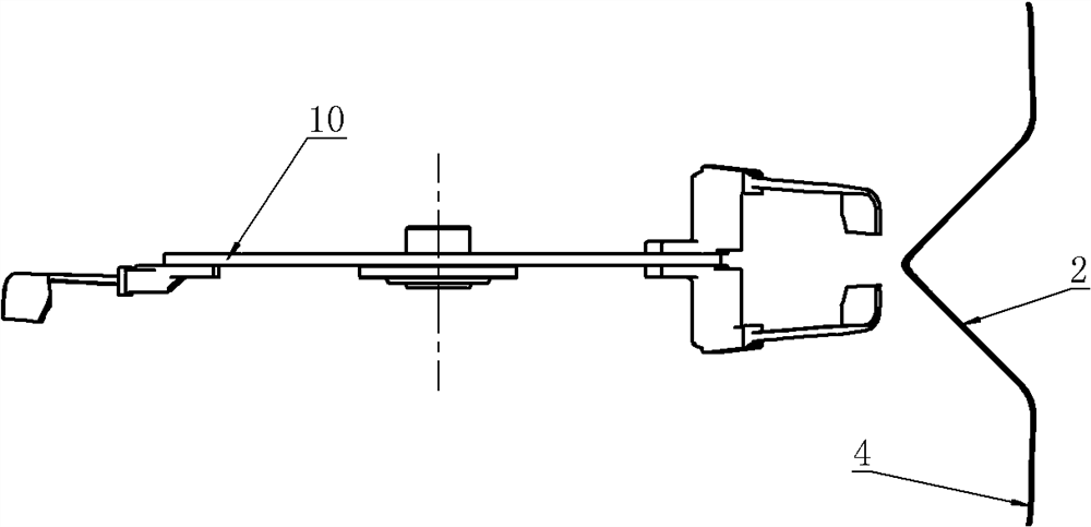 Rear-mounted ditcher soil splitter