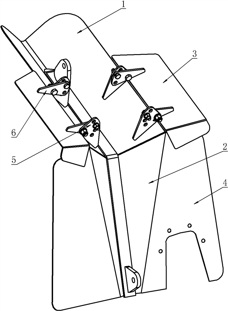 Rear-mounted ditcher soil splitter