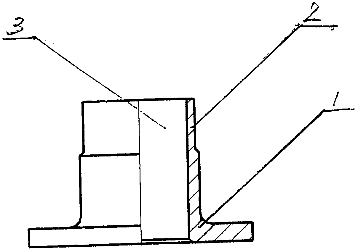 Copper-nickel-iron loose inner flange and preparation thereof