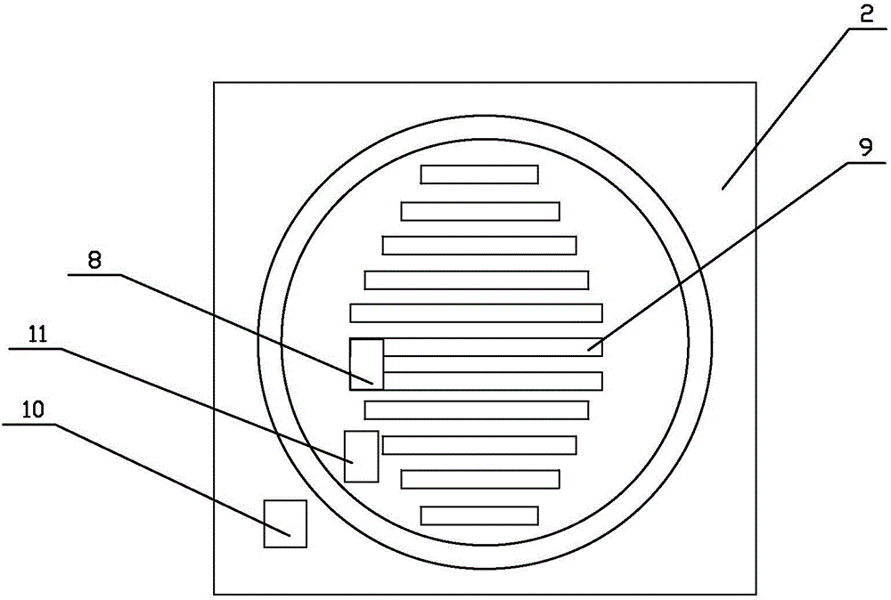 Ventilation device for adjusting room temperature