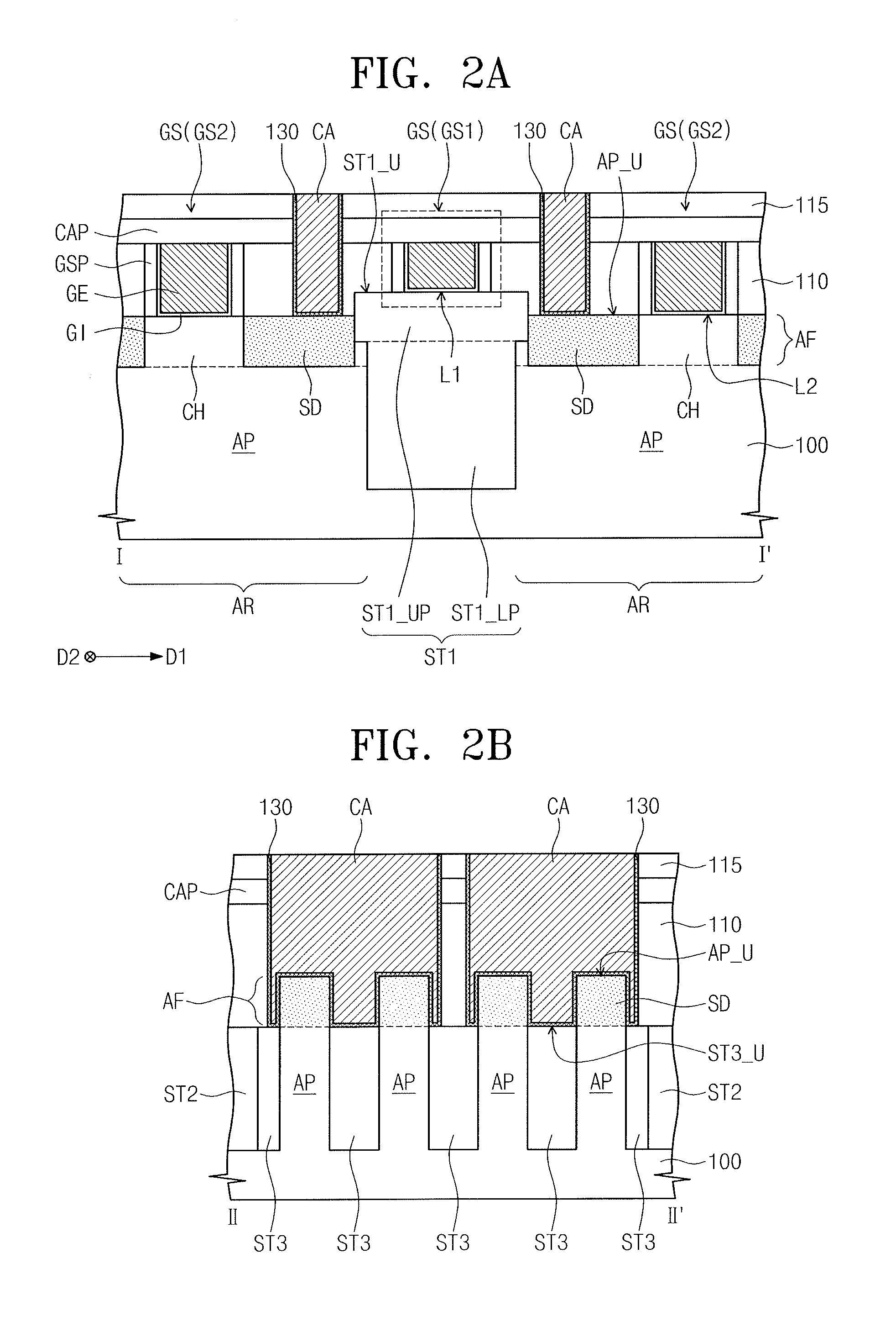 Semiconductor devices including field effect transistors