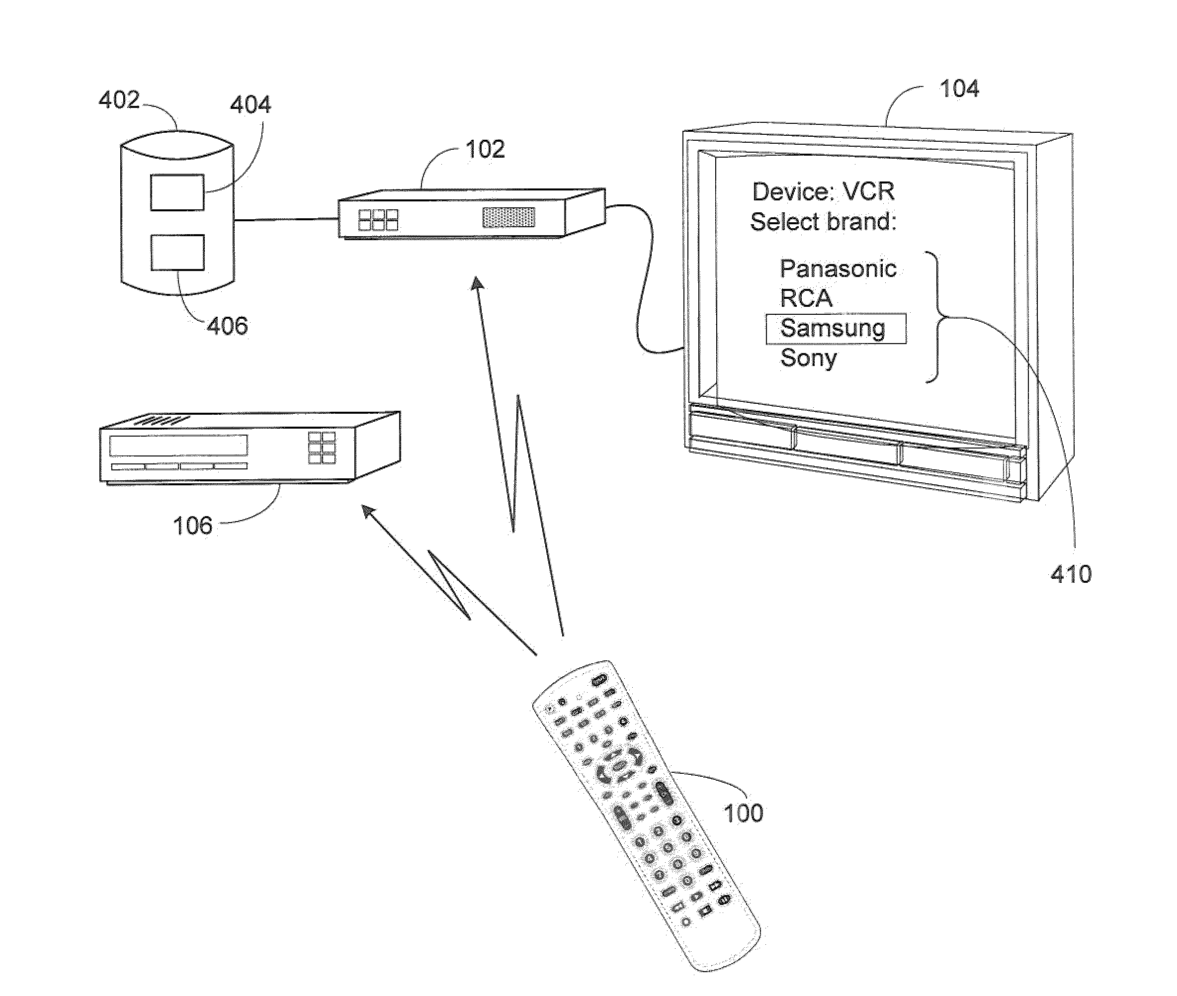 System and method for widget-assisted setup of a universal remote control
