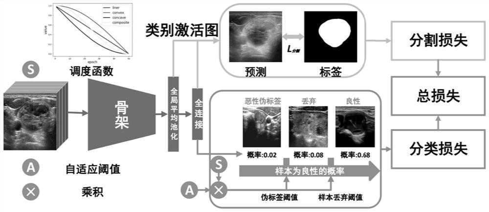 Thyroid nodule identification and segmentation method and system, storage medium and equipment