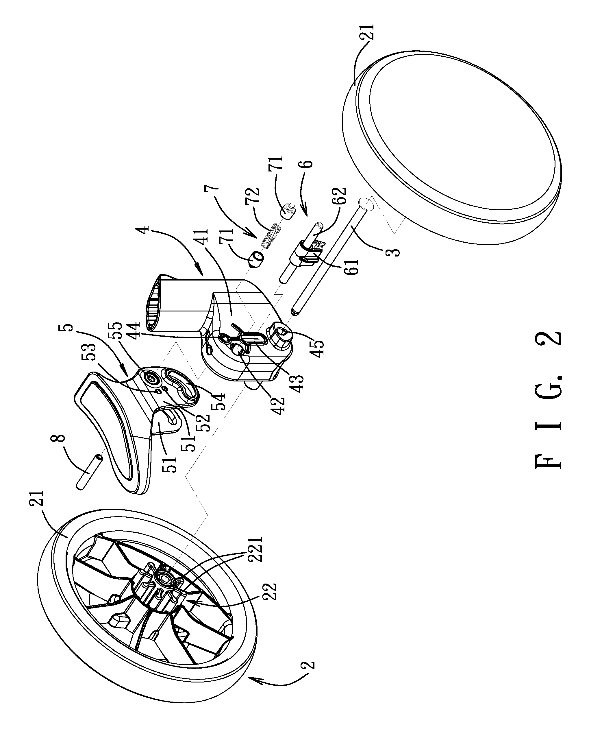 Brake device and child carrier provided with the same