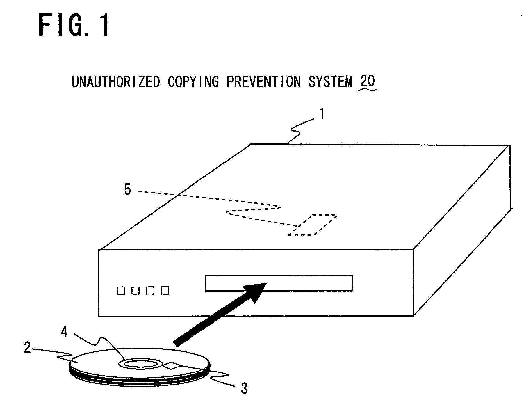 Optical disc having RFID tag, optical disc apparatus, and system for preventing unauthorized copying