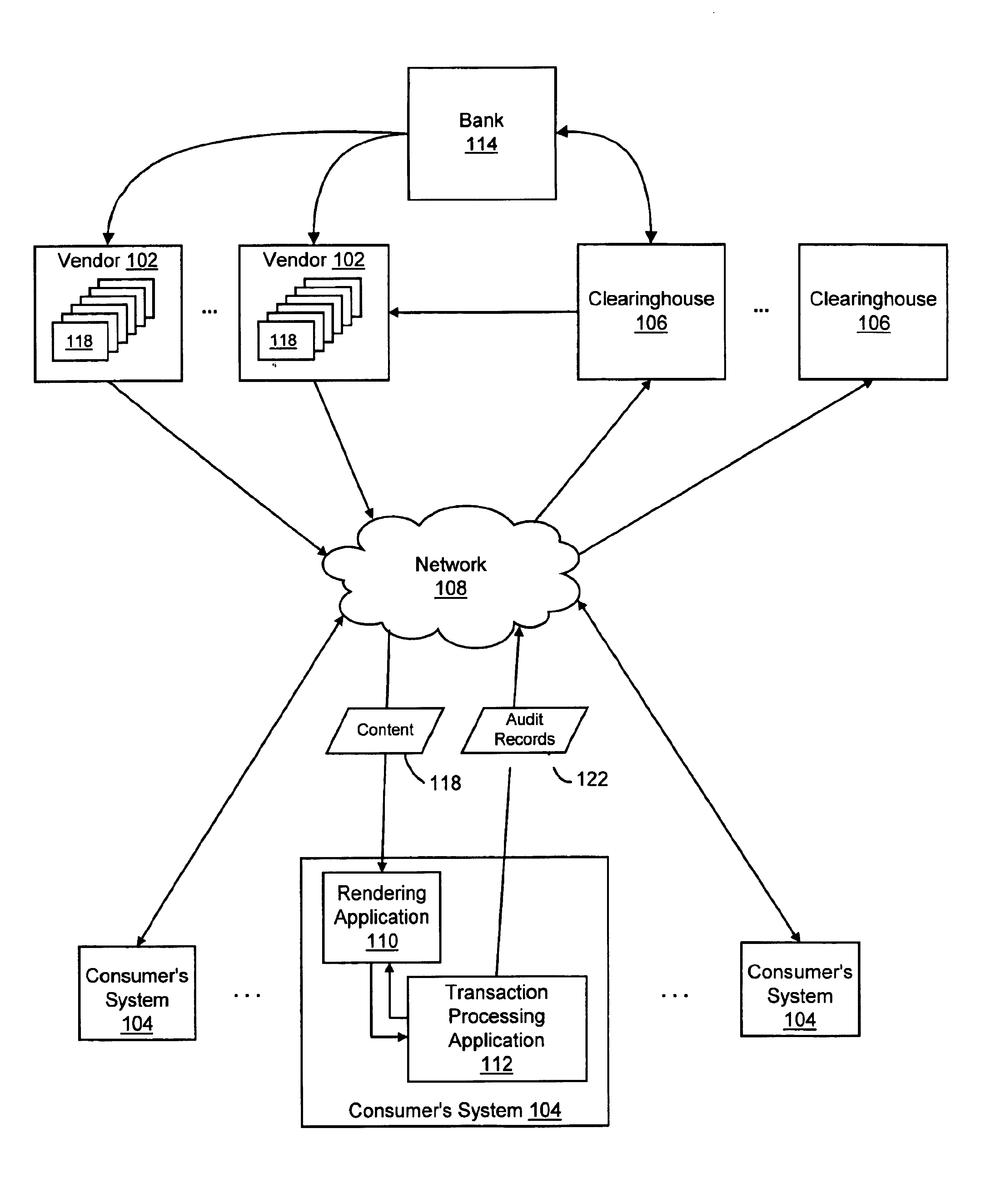 System and method for managing transaction record delivery using an acknowledgement-monitoring process and a failure-recovery process with modifying the predefined fault condition