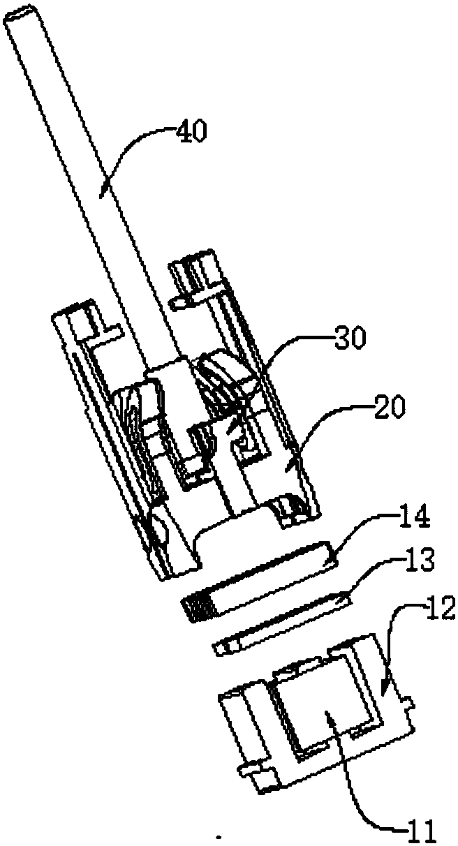 Electromagnetic power driving mechanism and care device with the driving mechanism