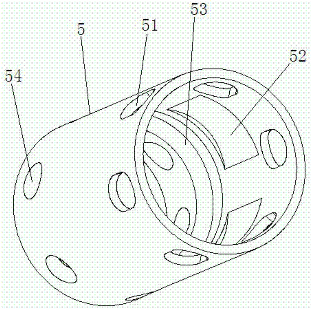 A kind of high-pressure quick-flushing down-the-hole percussion drilling tool