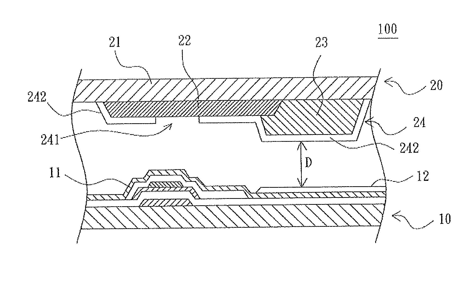 Liquid crystal panel and color filter substrate thereof