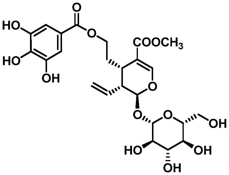 Preparation method of cornuside bulk drug