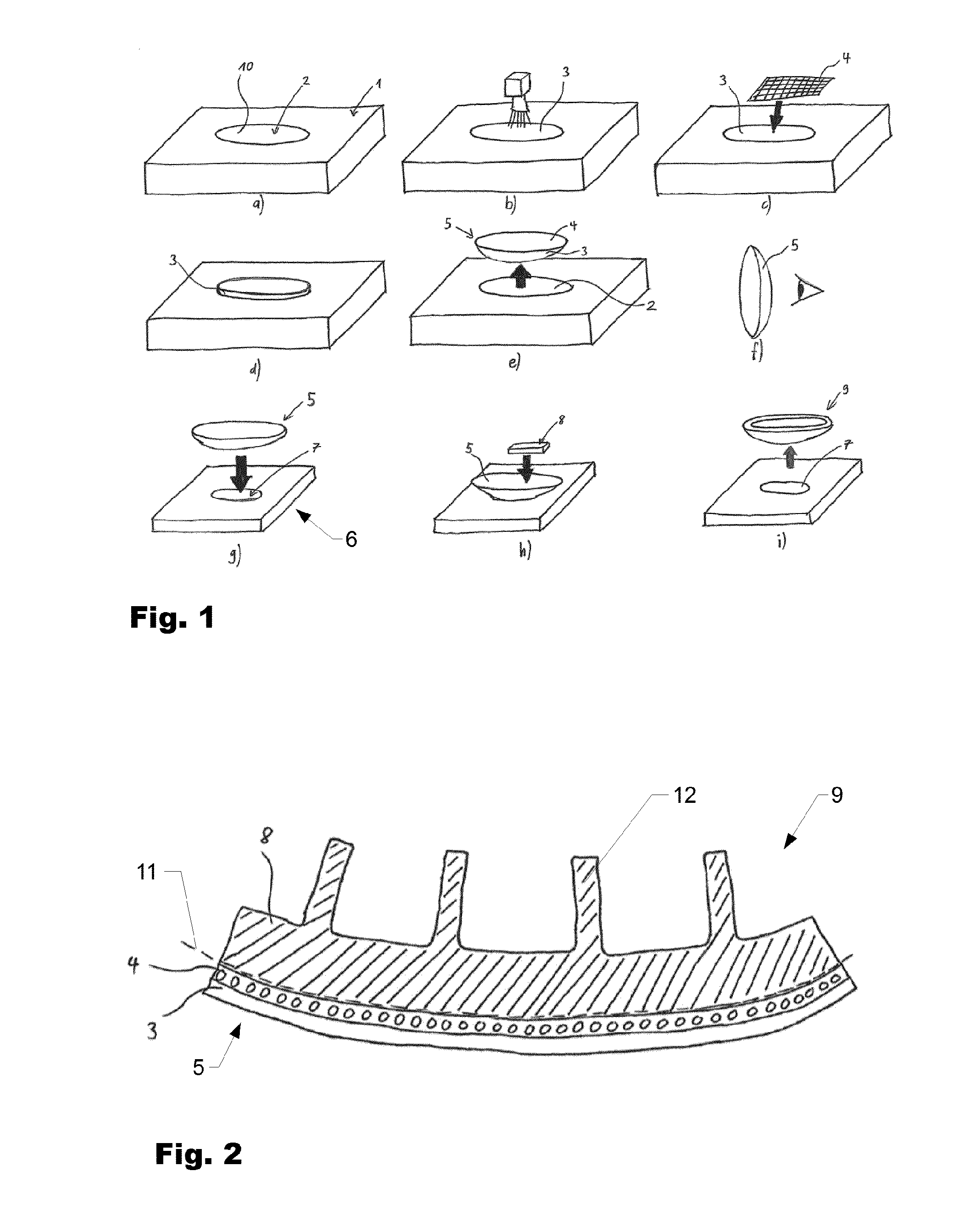 Method for producing components from fiber-reinforced composite material