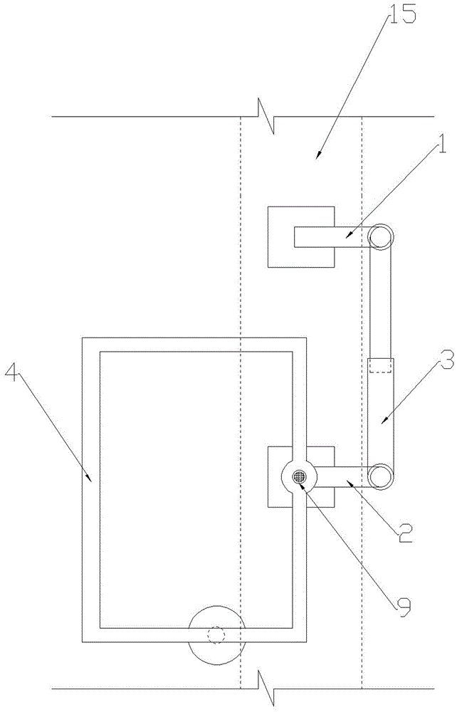 Automatic pole climbing device capable of being applicable to variable cross-section bar and with protection function