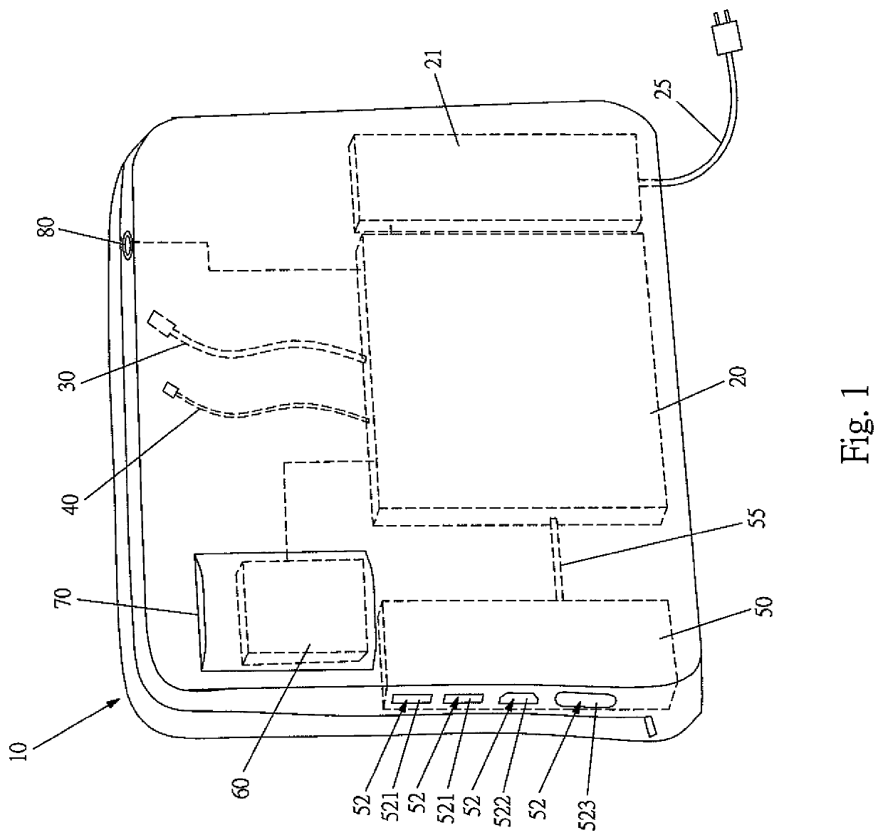 Multi-functional electronic device receiving bag