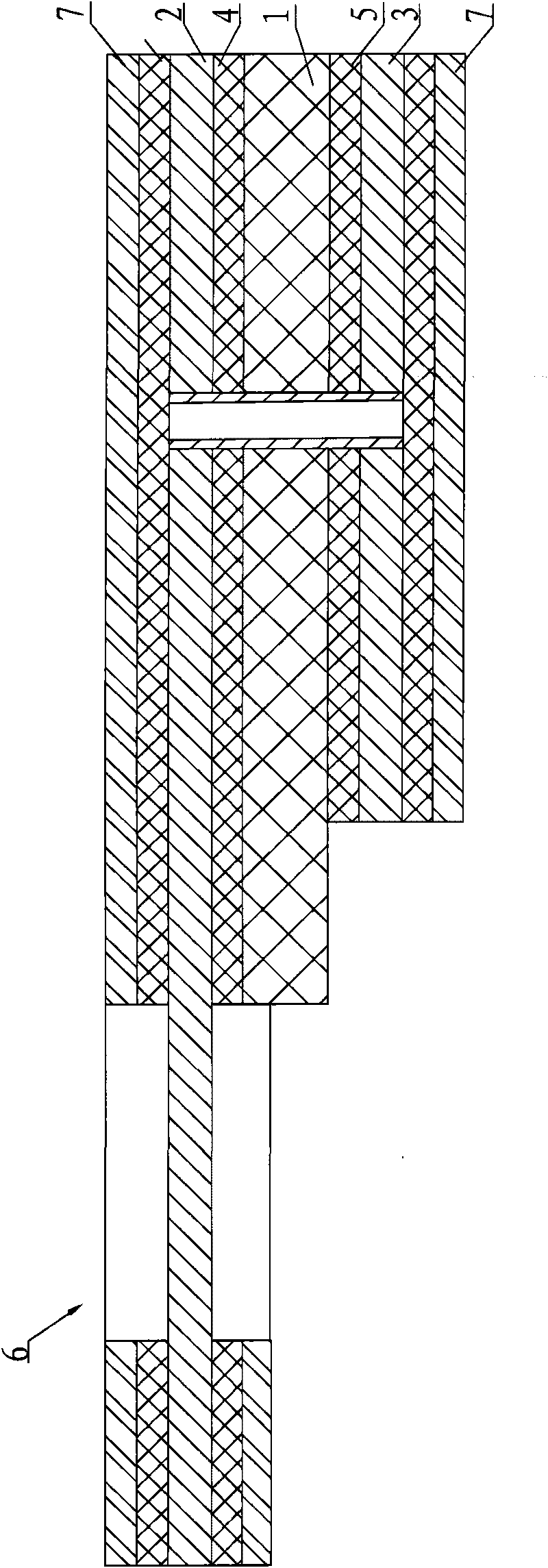 Method for manufacturing double-sided hollow flexible circuit board
