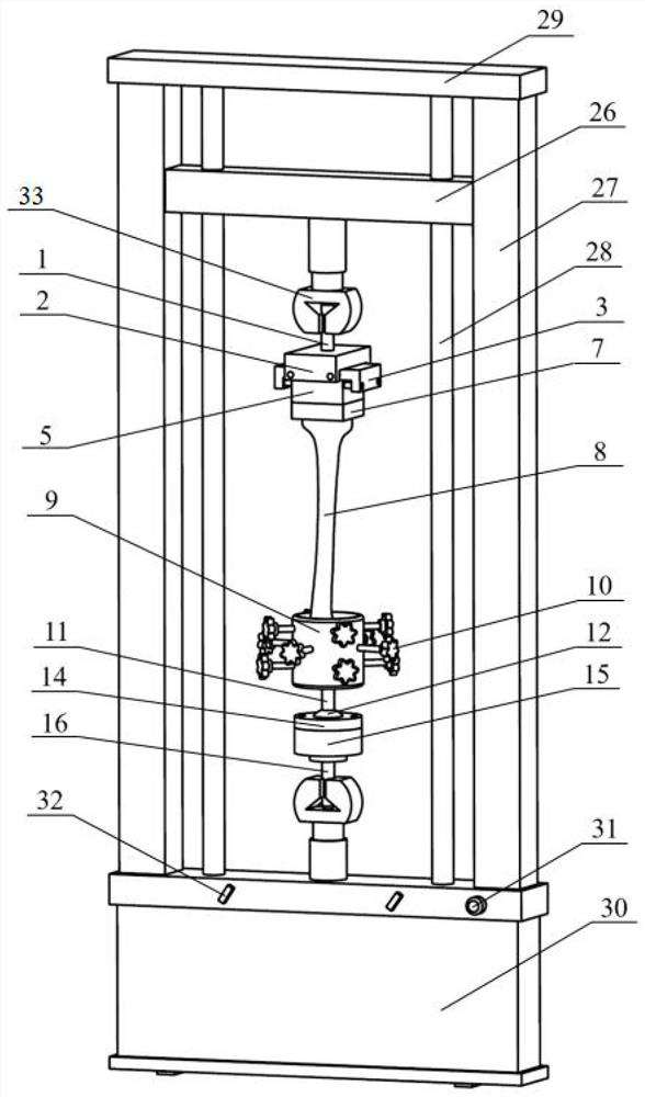 A static compression and compression-compression fatigue test method of femur