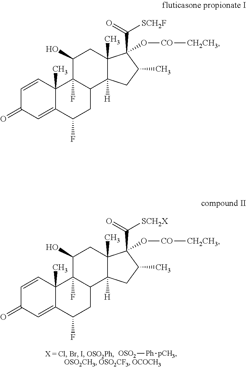 Process for the preparation of fluticasone propionate