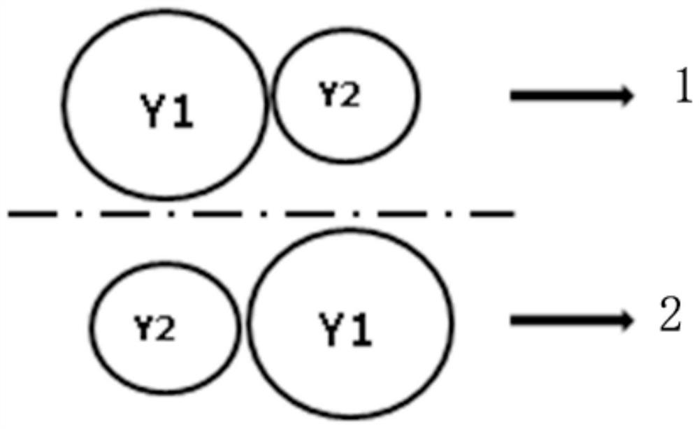 Double-face basic structure differential moisture-conducting fabric