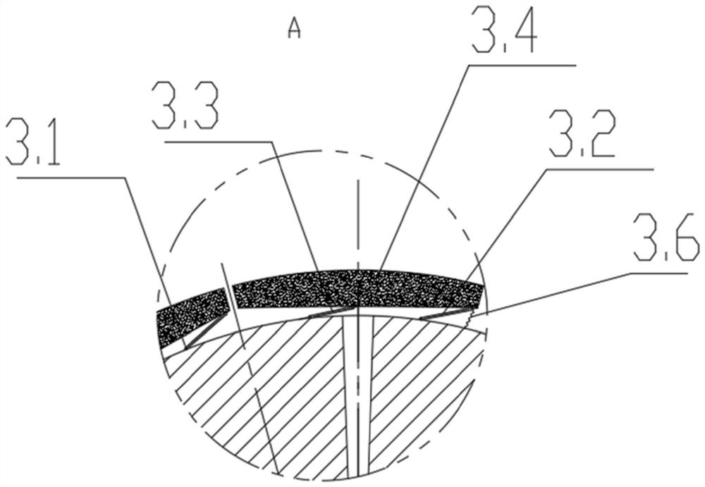 A temperature-controlled self-adaptive dust removal and cooling grinding wheel device for a dry grinder