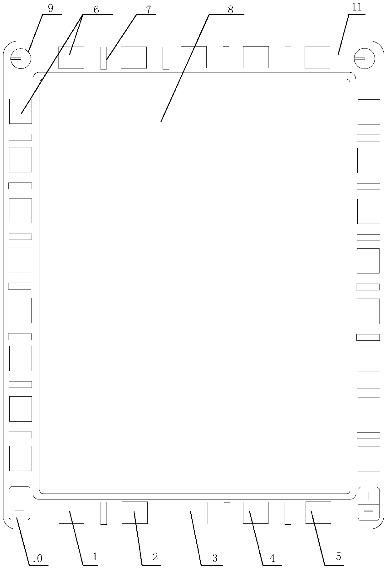 Head-down display for general purpose airplane