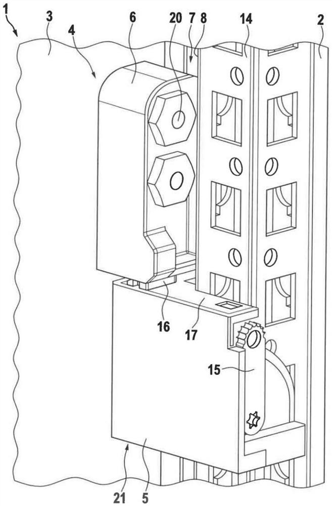 Switchgear cabinet having a frame and a side wall element fastened to the frame