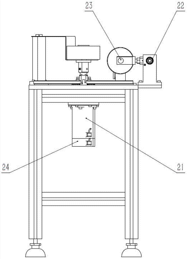 Servo-type multi-position turntable and its precision characteristic testing device