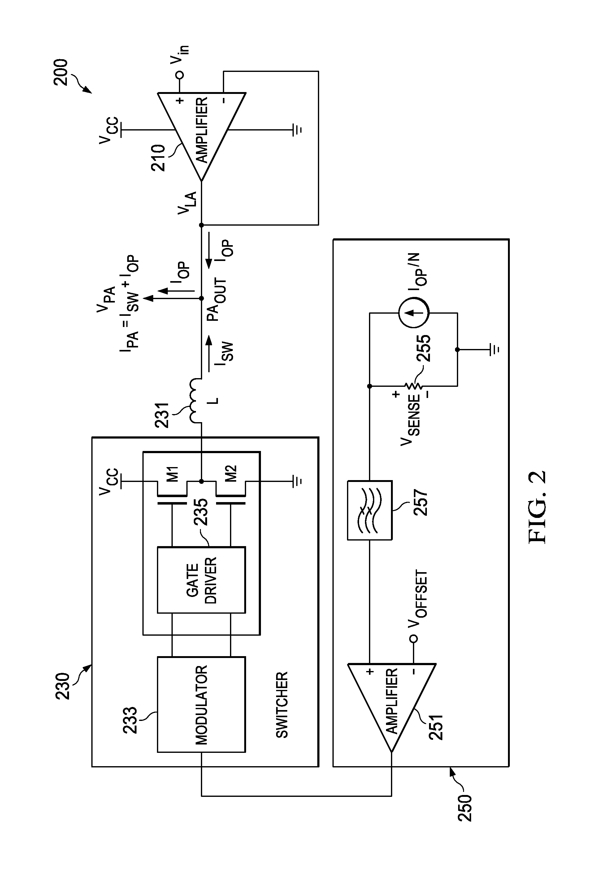 Switched mode assisted linear regulator with seamless transition between power tracking configurations