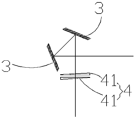 Long-range optical surface shape detection device and method